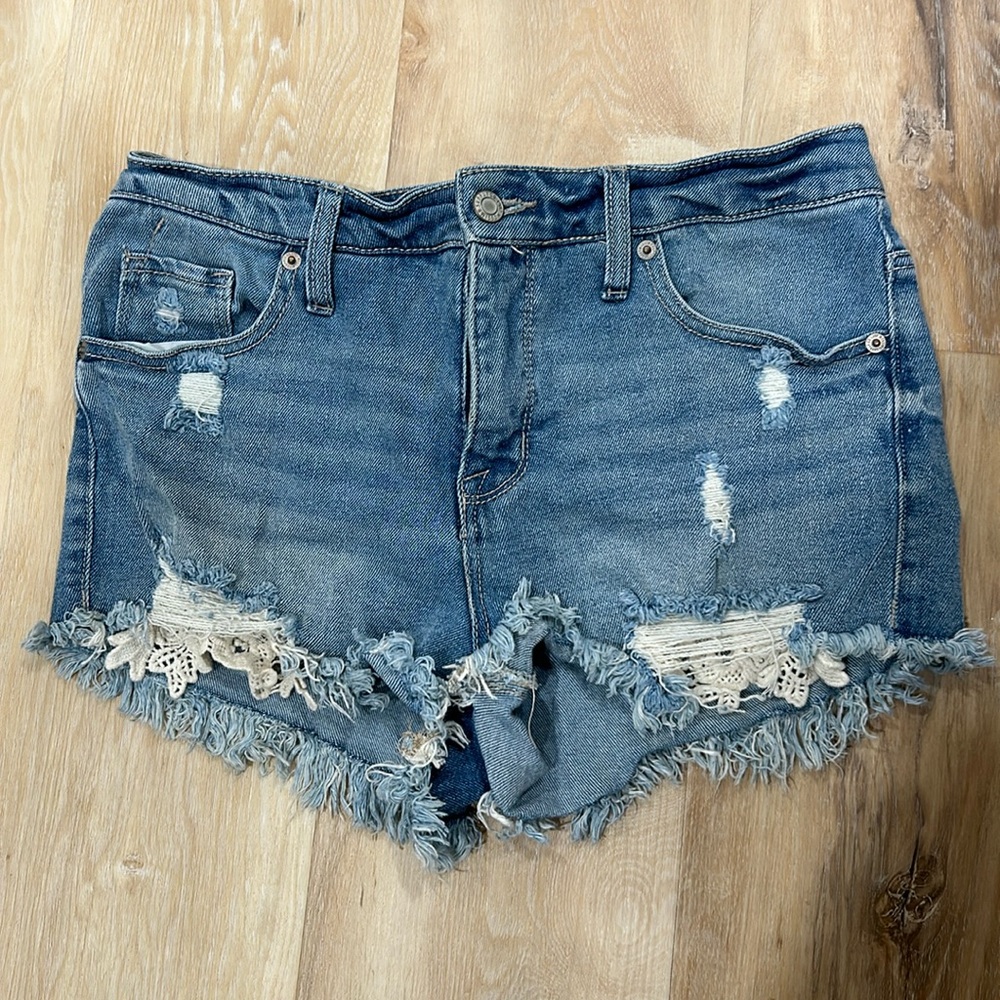 High waisted shorts